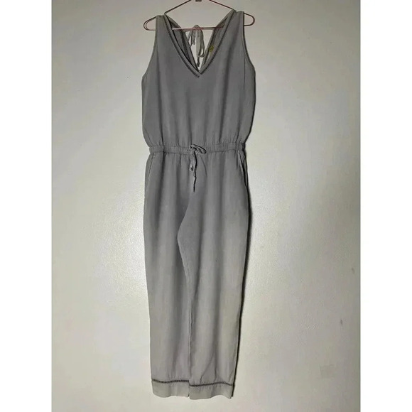 Cloth and Stone Anthropology Womens Wrap Front Top Romper Jumpsuit Overa… - Picture 2 of 8
